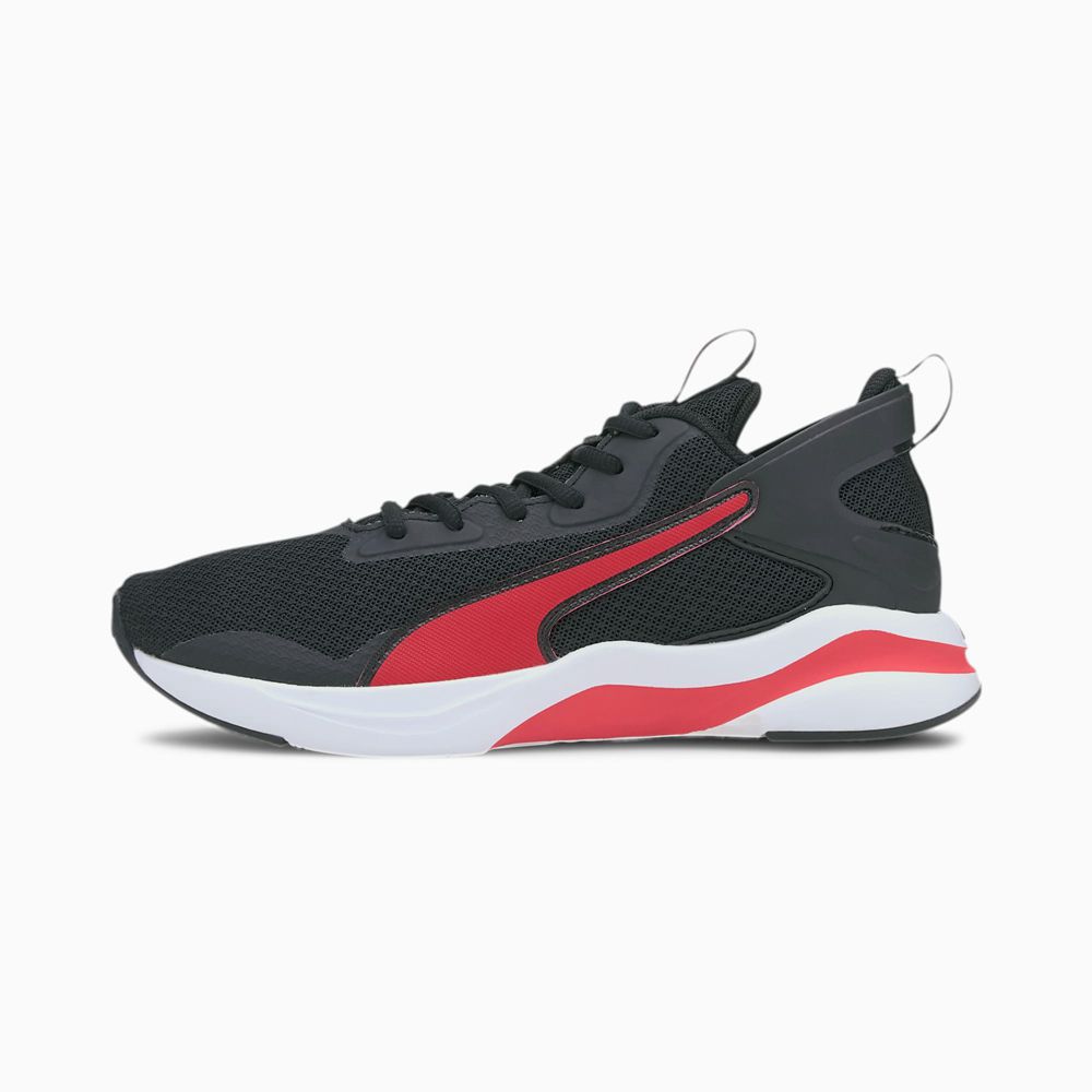 Puma SOFTRIDE Rift Fiú Futócipő - Fekete/Piros ( Hungary - NEJCK0431 )